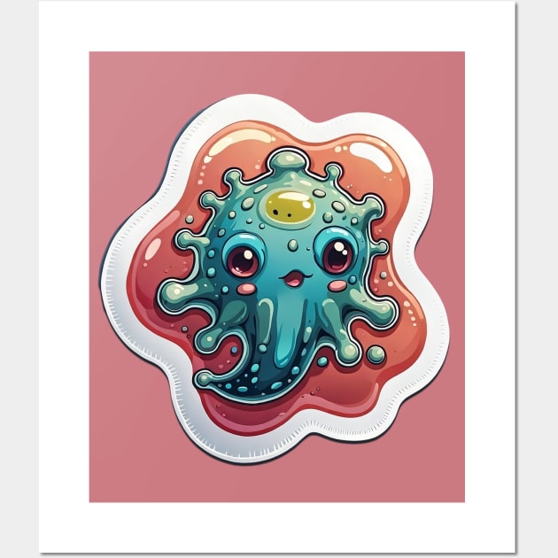 Amoeba cute Wall Art by alcoshirts